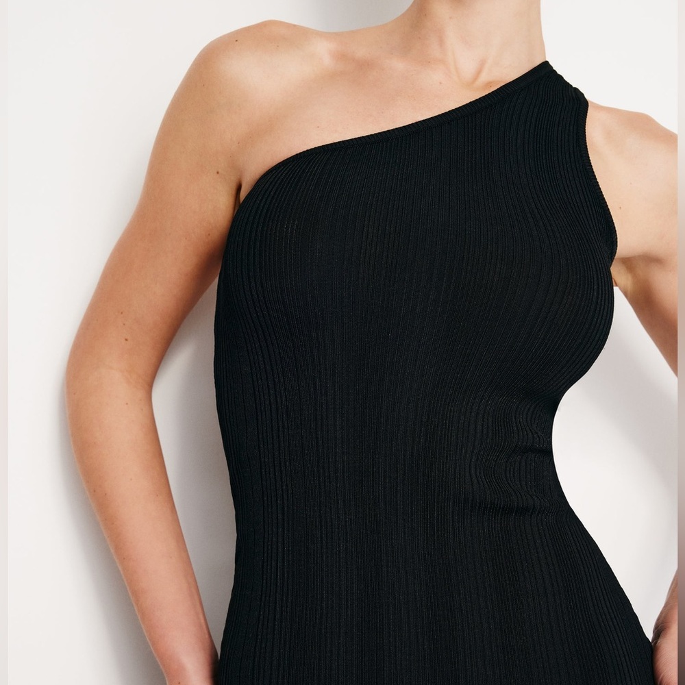 Good American Ribbed Knit Mini Dress